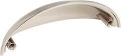 10 Pack Brushed Nickel Cabinet Handles 3 inch (76mm) Kitchen Cabinet Handles and Drawer Pulls for Cupboards and Dressers | Cup Pull