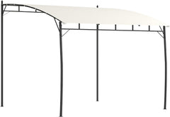 10' x 10' Outdoor Pergola Gazebo with UV-Resistant Canopy and Metal Frame, Sun Shade Shelter for Porch, Patio, Deck