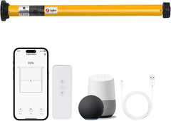 1.5" Zigbee Blinds Motor Rechargeable, Automatic Blinds Opener-No Wiring, Wireless App or Timer Control, Add Shade