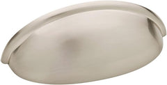 10 Pack Brushed Nickel Cabinet Handles 3 inch (76mm) Kitchen Cabinet Handles and Drawer Pulls for Cupboards and Dressers | Cup Pull
