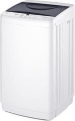 1.06 Cu.Ft. Portable Washing Machine, 7.7LBS Full-Automatic Laundry Washer with Stainless Steel Drum, 10 Wash Cycles &