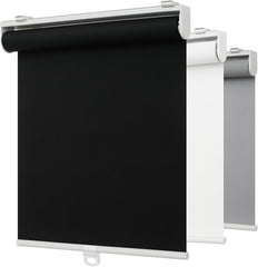 100% Blackout Indoor Cordless Roller Shades for Windows,Room Darkening Rolled Up Blinds with Spring System,Thermal