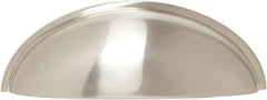 10 Pack Brushed Nickel Cabinet Handles 3 inch (76mm) Kitchen Cabinet Handles and Drawer Pulls for Cupboards and Dressers | Cup Pull