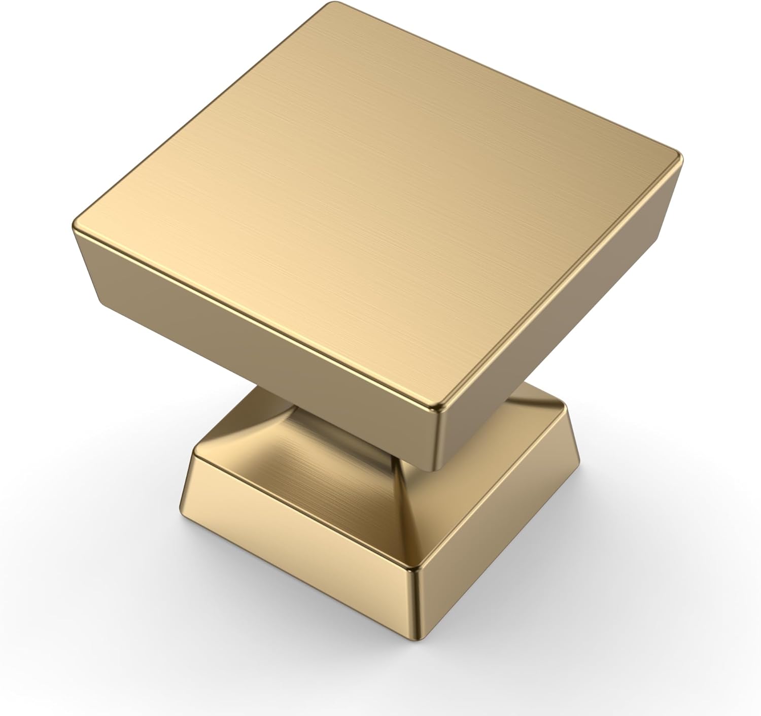10 Pack Champagne Bronze Cabinet Knobs 1.2 Inch(30mm) Single Hole Cabinet Handles Drawer Knobs and Pulls Cabinets ZH0008