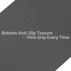 1" Extra Thick Kitchen Floor Mat Anti Fatigue Rug Standing Desk Mats,Black | High-density foam with wear-resistant