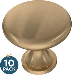 (10-Pack) - Champagne Bronze Cabinet Knobs for Dressers, Drawers, Kitchen Cabinet Door, Vanity, Furniture, Closet