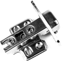 (20 Pieces) Full Overlay Frameless European Hinges, 105 Degree 2-Cam 4-Way Adjustable Concealed Kitchen Cabinet Door