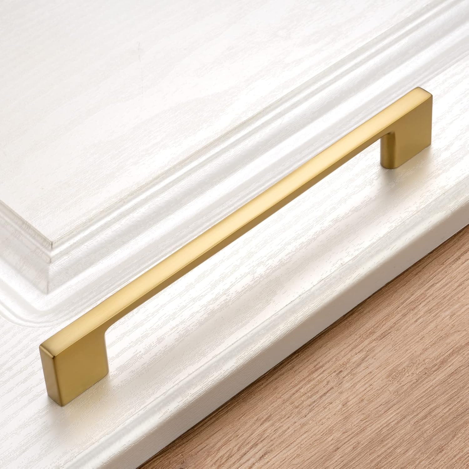 10 Pack 6-1/4 Inch Brushed Gold Kitchen Cabinet Pulls Gold Cabinet Handles Gold Cabinet Hardware Cabinets Drawer P01