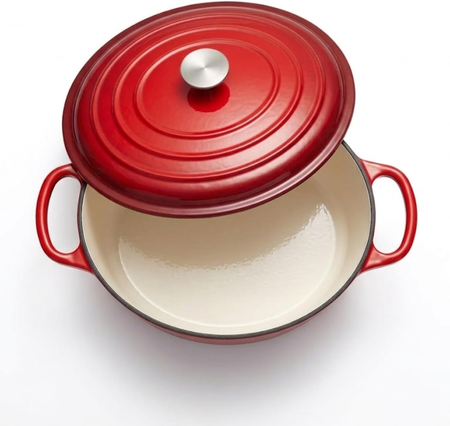 10 Quart Dutch Oven Approx, 9.5 qt Enameled Cast Iron Dutch Oven Pot & Lid | Nonstick Large Bread Oven For Sourdough