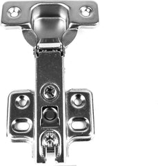(20 Pieces) Full Overlay Frameless European Hinges, 105 Degree 2-Cam 4-Way Adjustable Concealed Kitchen Cabinet Door