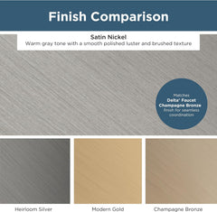 (10-Pack) - Brushed Nickel Cabinet Knobs for Dressers, Drawers, Kitchen Cabinet Door, Vanity, Furniture, Closet Knobs
