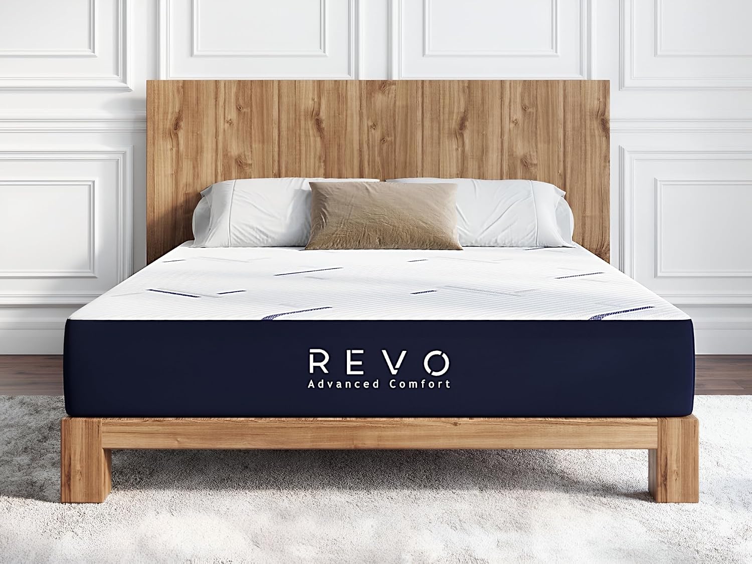 10 Inch Gel Memory Foam Mattress, Queen, Medium | CertiPUR-US certified, fiberglass-free cooling gel foam; motion