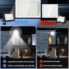 100 W Outdoor LED Floodlight, 10000 lm LED Floodlight, 4200 K Warm White IP66 Waterproof Outdoor Lighting for Garden