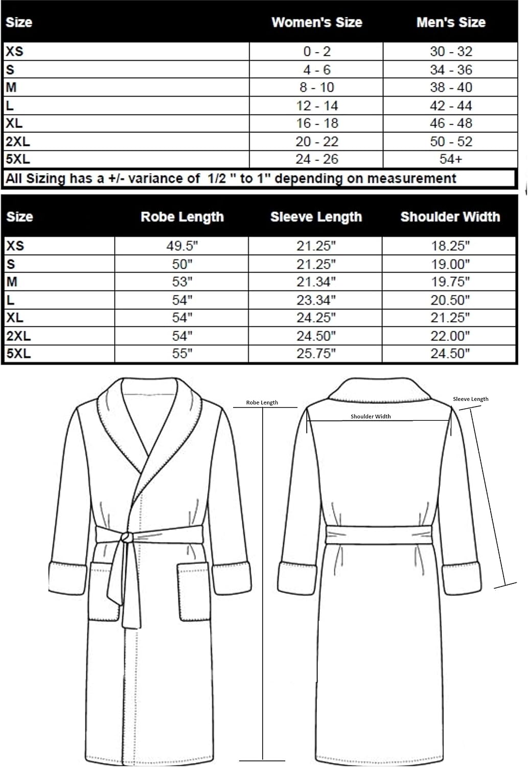 & HAIG Microfiber Plush Bath Robe with Minx Lining. Luxury Spa & Hotel Robe for Women & Men