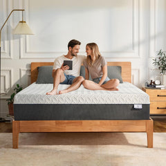 10 Inch Queen Size Mattress,Green Tea Gel Memory Foam,Medium Firm | Cool Night Sleep,Back Pain Relief,Enhanced