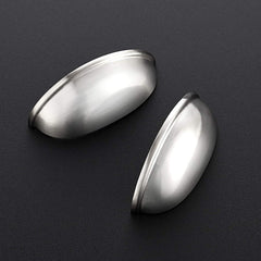 10 Pack 3 inch Drawer Pulls Brushed Nickel Cabinet Cup Pulls Kitchen Hardware Cabinet Handles Drawer Handles Knobs
